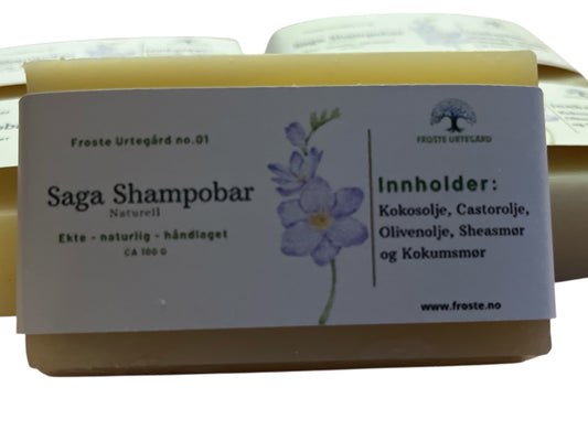 Saga Shampobar, Naturlig hårpleie i fast form